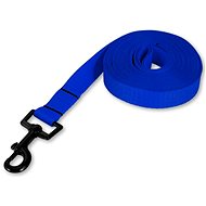 PafDog ultralight tracking leash flat with hand loop 20 mm, 20 m, blue - Leash