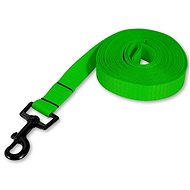 PafDog ultralight tracking leash flat with hand loop 20 mm, 10 m, light green - Leash