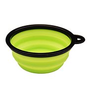 Surtep Silicone collapsible bowl 500 ml, yellow - Dog Bowl