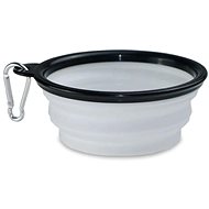 Surtep Silicone collapsible bowl 350 ml, white - Dog Bowl