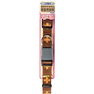 Japan Premium with silicone grip, brown, size L - Dog Collar