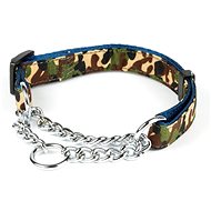 Japan Premium with chain, military style, size M - Dog Collar