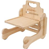Japan Premium Natural Pine Wood Table - Pet Bowl Placemat