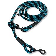 PafDog switchable extra strong adjustable leash 14 mm, 5 m, black-turquoise - Leash