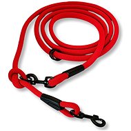PafDog switchable extra strong adjustable leash 14 mm, 5 m, red - Leash