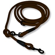 PafDog switchable extra strong adjustable leash 14 mm, 5 m, brown - Leash