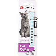 Flamingo Monte Carlo Cat Collar with Bell – Blue - Cat Collar