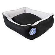DUVO+ Comfortable rectangular dog bed black/white - Pet Bed