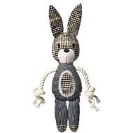 Petproducts Rabbit with ropes 36 × 41,5 cm plush - Dog Toy