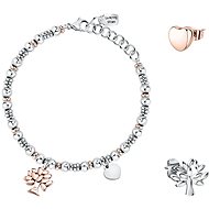 La Petite Story Gift set bracelet and two single earrings, steel LPS20ASF01 - Jewellery Gift Set
