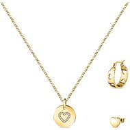 La Petite Story Gift set necklace and two single earrings, steel LPS20ASD02 - Jewellery Gift Set