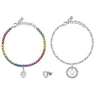 La Petite Story Gift set 2 bracelets and single earrings, steel LPS20ASD03 - Jewellery Gift Set