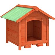 SHUMEE Dog kennel brown 65 × 65 × 61,5 cm solid pine wood - Dog Kennel