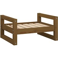 SHUMEE Dog bed honey brown 55,5 × 45,5 × 28 cm solid pine - Pet Bed