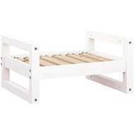 SHUMEE Dog bed white 55,5 × 45,5 × 28 cm solid pine - Pet Bed
