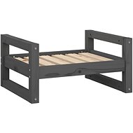 SHUMEE Dog bed grey 55,5 × 45,5 × 28 cm solid pine - Pet Bed