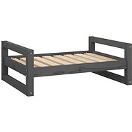 SHUMEE Dog bed grey 75,5 × 55,5 × 28 cm solid pine - Pet Bed
