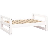 SHUMEE Dog bed white 75,5 × 55,5 × 28 cm solid pine - Pet Bed
