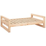 SHUMEE Dog bed 95,5 × 65,5 × 28 cm solid pine - Pet Bed