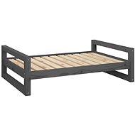 SHUMEE Dog bed grey 95,5 × 65,5 × 28 cm solid pine - Pet Bed