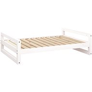 SHUMEE Dog bed white 105,5 × 75,5 × 28 cm solid pine - Pet Bed