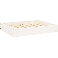 SHUMEE Dog bed white 61,5 × 49 × 9 cm solid pine - Pet Bed
