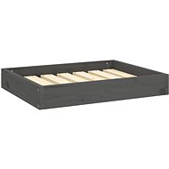 SHUMEE Dog bed grey 61,5 × 49 × 9 cm solid pine - Pet Bed