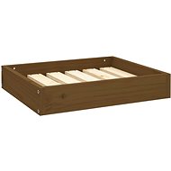 SHUMEE Dog bed honey brown 51,5 × 44 × 9 cm solid pine - Pet Bed