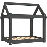 SHUMEE Dog bed grey 71 × 55 × 70 cm solid pine - Pet Bed