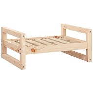SHUMEE Dog bed 65,5 × 50,5 × 28 cm solid pine wood - Pet Bed