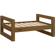 SHUMEE Dog bed honey brown 65,5 × 50,5 × 28 cm solid pine - Pet Bed