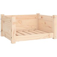 SHUMEE Dog bed 55,5 × 45,5 × 28 cm solid pine - Pet Bed