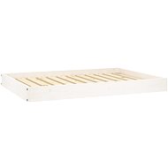 SHUMEE Dog bed white 101,5 × 74 × 9 cm solid pine - Pet Bed