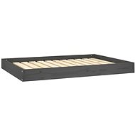 SHUMEE Dog bed grey 101,5 × 74 × 9 cm solid pine - Pet Bed