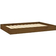 SHUMEE Dog bed honey brown 91,5 × 64 × 9 cm solid pine - Pet Bed