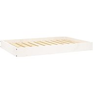 SHUMEE Dog bed white 91,5 × 64 × 9 cm solid pine - Pet Bed