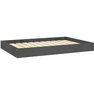 SHUMEE Dog bed grey 91,5 × 64 × 9 cm solid pine - Pet Bed
