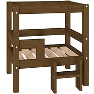SHUMEE Dog bed honey brown 55,5 × 53,5 × 60 cm solid pine - Pet Bed