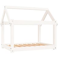 SHUMEE Dog bed white 81 × 60 × 70 cm solid pine - Pet Bed