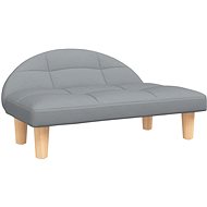 SHUMEE Dog bed light grey 70 × 52 × 30 cm textile - Pet Bed