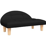 SHUMEE Dog bed black 70 × 52 × 30 cm textile - Pet Bed