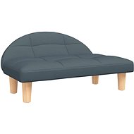 SHUMEE Dog bed dark grey 70 × 52 × 30 cm textile - Pet Bed