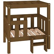 SHUMEE Dog bed honey brown 65,5 × 43 × 70 cm solid pine - Pet Bed