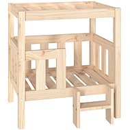 SHUMEE Dog bed 65,5 × 43 × 70 cm solid pine - Pet Bed