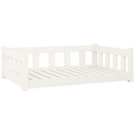 SHUMEE Dog bed white 95,5 × 65,5 × 28 cm pine - Pet Bed