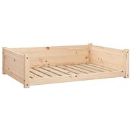 SHUMEE Dog bed 95,5 × 65,5 × 28 cm solid pine wood - Pet Bed