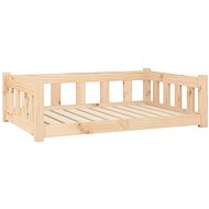 SHUMEE Dog bed 95,5 × 65,5 × 28 cm solid pine - Pet Bed
