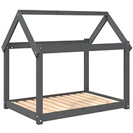 SHUMEE Dog bed grey 101 × 70 × 90 cm solid pine - Pet Bed