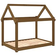 SHUMEE Dog bed honey brown 101 × 70 × 90 cm solid pine - Pet Bed