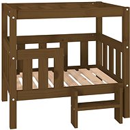 SHUMEE Dog bed honey brown 75,5 × 63,5 × 70 cm solid pine - Pet Bed